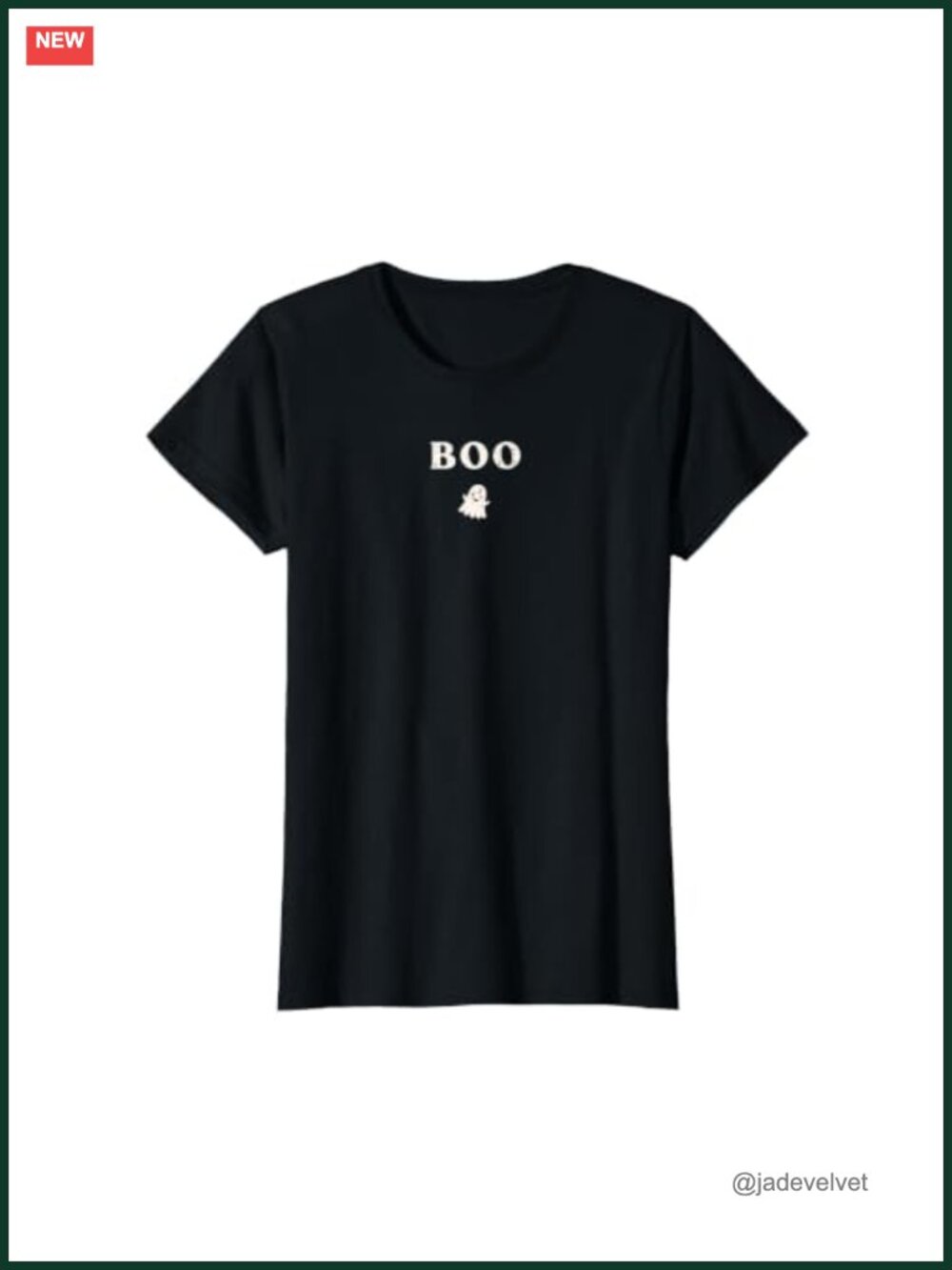 Halloween Boo Ghost T-Shirt Lazy Last Minute Costume Tee